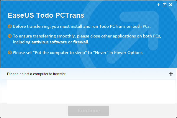 betriebssystem update mit PC Trans