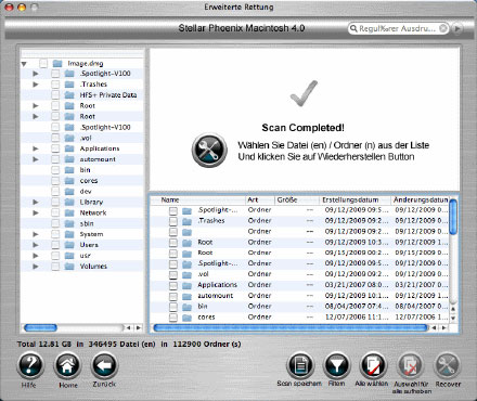 MAC Dateien wiederherstellen