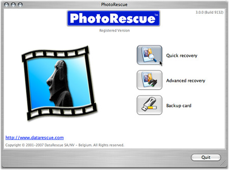 recover deleted images with PhotoRescue Mac